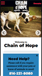 Mobile Screenshot of chainofhopekc.org